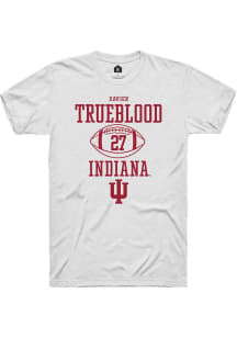 Xavier Trueblood White Indiana Hoosiers NIL Sport Icon Short Sleeve T Shirt