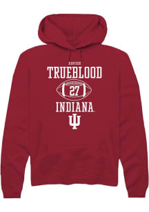 Xavier Trueblood Rally Mens Red Indiana Hoosiers NIL Sport Icon Hooded Sweatshirt