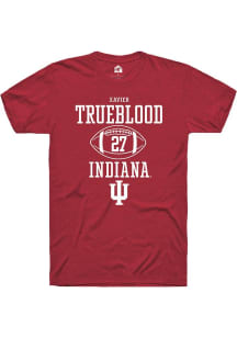 Xavier Trueblood Red Indiana Hoosiers NIL Sport Icon Short Sleeve T Shirt