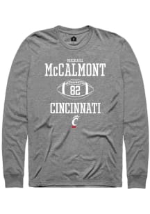 Michael McCalmont Rally Mens Graphite Cincinnati Bearcats NIL Sport Icon Tee