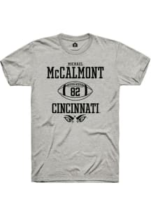 Michael McCalmont Ash Cincinnati Bearcats NIL Sport Icon Short Sleeve T Shirt