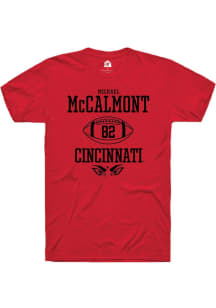 Michael McCalmont Red Cincinnati Bearcats NIL Sport Icon Short Sleeve T Shirt