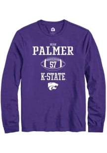 Beau Palmer Rally Mens Purple K-State Wildcats NIL Sport Icon Tee