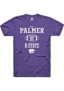 Beau Palmer Purple K-State Wildcats NIL Sport Icon Short Sleeve T Shirt