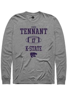 Chris Tennant Rally Mens Graphite K-State Wildcats NIL Sport Icon Tee