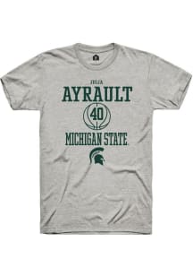 Julia Ayrault Ash Michigan State Spartans NIL Sport Icon Short Sleeve T Shirt