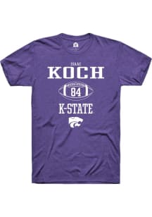 Isaac Koch Purple K-State Wildcats NIL Sport Icon Short Sleeve T Shirt