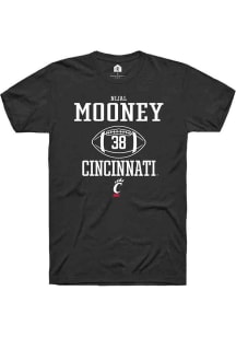 Nijal Mooney  Cincinnati Bearcats Black Rally NIL Sport Icon Short Sleeve T Shirt