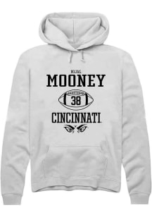 Nijal Mooney  Rally Cincinnati Bearcats Mens White NIL Sport Icon Long Sleeve Hoodie