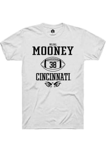 Nijal Mooney  Cincinnati Bearcats White Rally NIL Sport Icon Short Sleeve T Shirt