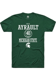 Julia Ayrault Green Michigan State Spartans NIL Sport Icon Short Sleeve T Shirt