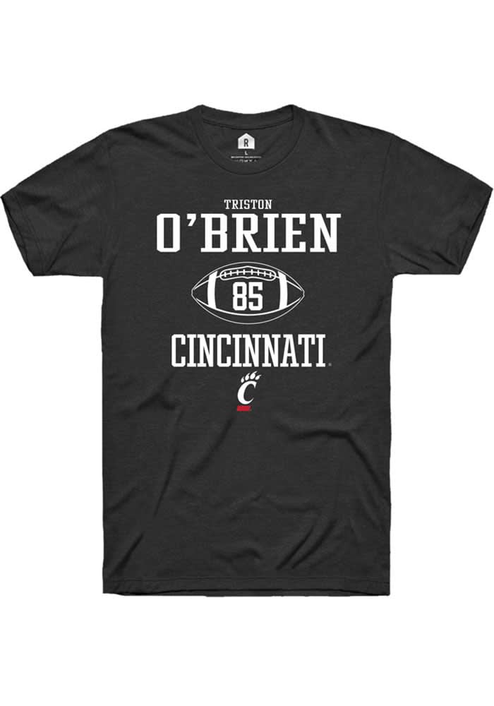 Triston O'Brien Cincinnati Bearcats Rally NIL Sport Icon Short Sleeve T Shirt