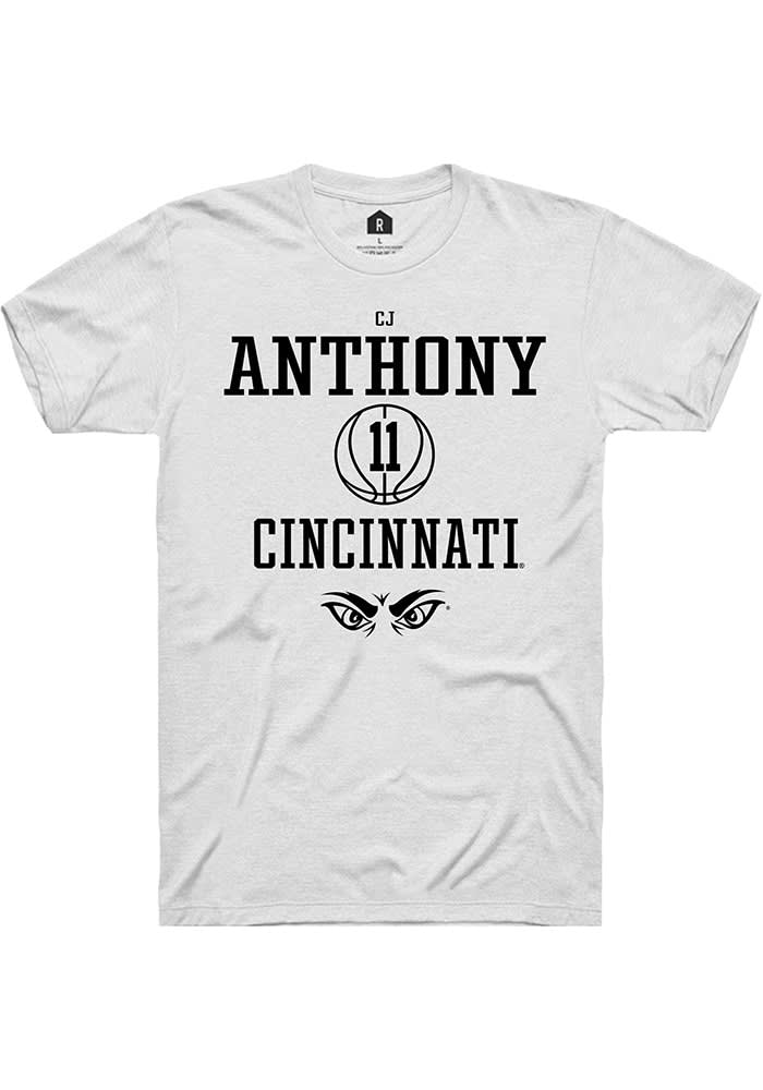 CJ Anthony Cincinnati Bearcats Rally NIL Sport Icon Short Sleeve T Shirt