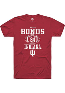 Bryson Bonds Red Indiana Hoosiers NIL Sport Icon Short Sleeve T Shirt