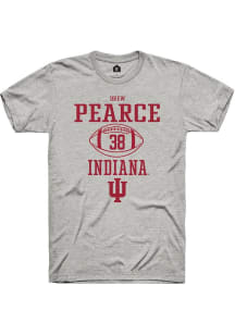 Drew Pearce Ash Indiana Hoosiers NIL Sport Icon Short Sleeve T Shirt