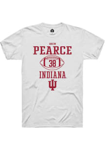Drew Pearce White Indiana Hoosiers NIL Sport Icon Short Sleeve T Shirt