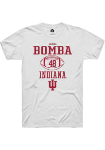 James Bomba White Indiana Hoosiers NIL Sport Icon Short Sleeve T Shirt