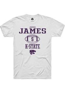 Justice James White K-State Wildcats NIL Sport Icon Short Sleeve T Shirt