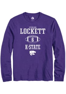 Sterling Lockett Rally Mens Purple K-State Wildcats NIL Sport Icon Tee