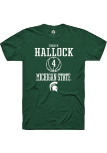 Theryn Hallock Green Michigan State Spartans NIL Sport Icon Short Sleeve T Shirt