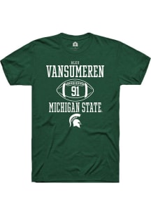 Alex Vansumeren Green Michigan State Spartans NIL Sport Icon Short Sleeve T Shirt