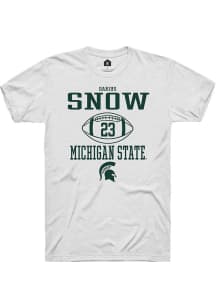 Darius Snow White Michigan State Spartans NIL Sport Icon Short Sleeve T Shirt