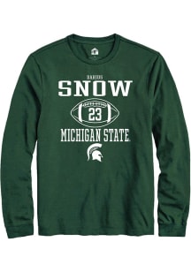Darius Snow Rally Mens Green Michigan State Spartans NIL Sport Icon Tee