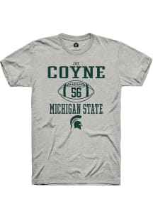 Jay Coyne Ash Michigan State Spartans NIL Sport Icon Short Sleeve T Shirt