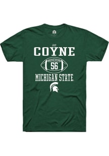 Jay Coyne Green Michigan State Spartans NIL Sport Icon Design Short Sleeve T Shirt