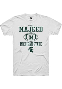 Khalil Majeed White Michigan State Spartans NIL Sport Icon Short Sleeve T Shirt