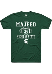 Khalil Majeed Green Michigan State Spartans NIL Sport Icon Short Sleeve T Shirt