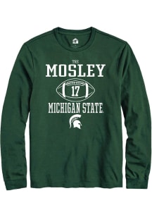 Tre Mosley  Michigan State Spartans Green Rally NIL Sport Icon Long Sleeve T Shirt