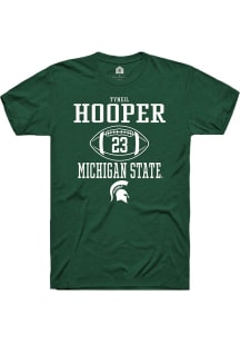Tyneil Hooper  Michigan State Spartans Green Rally NIL Sport Icon Short Sleeve T Shirt