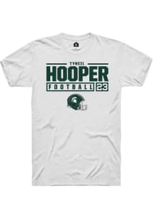 Tyneil Hooper  Michigan State Spartans White Rally NIL Stacked Box Short Sleeve T Shirt