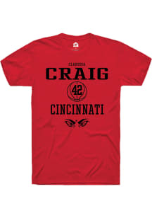 Clarissa Craig  Cincinnati Bearcats Red Rally NIL Sport Icon Short Sleeve T Shirt