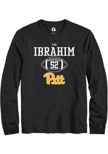 Abe Ibrahim Rally Mens Black Pitt Panthers NIL Sport Icon Tee