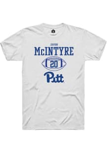 Javon Mcintyre White Pitt Panthers NIL Sport Icon Short Sleeve T Shirt