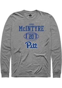 Javon Mcintyre Rally Mens Graphite Pitt Panthers NIL Sport Icon Tee