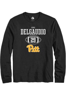 Luke DelGaudio Rally Mens Black Pitt Panthers NIL Sport Icon Tee