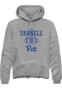 Nate Yarnell  Rally Pitt Panthers Mens Graphite NIL Sport Icon Long Sleeve Hoodie