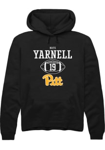Nate Yarnell  Rally Pitt Panthers Mens Black NIL Sport Icon Long Sleeve Hoodie