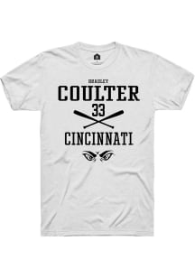 Bradley Coulter  Cincinnati Bearcats White Rally NIL Sport Icon Short Sleeve T Shirt