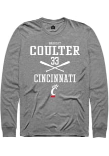 Bradley Coulter  Cincinnati Bearcats Graphite Rally NIL Sport Icon Long Sleeve T Shirt