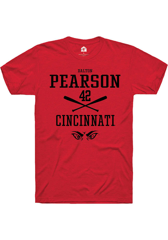 Dalton Pearson Cincinnati Bearcats Red Rally NIL Sport Icon Short Sleeve T Shirt