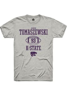 Asher Tomaszewski  K-State Wildcats Ash Rally NIL Sport Icon Short Sleeve T Shirt