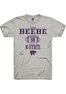 Camden Beebe Ash K-State Wildcats NIL Sport Icon Short Sleeve T Shirt