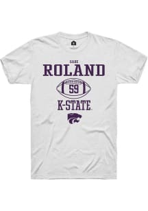 Gabriel Roland White K-State Wildcats NIL Sport Icon Short Sleeve T Shirt