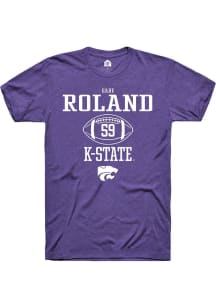 Gabriel Roland Purple K-State Wildcats NIL Sport Icon Short Sleeve T Shirt