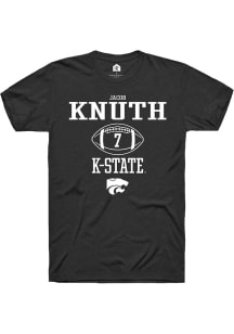 Jacob Knuth Black K-State Wildcats NIL Sport Icon Short Sleeve T Shirt