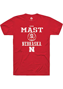 Rienk Mast  Nebraska Cornhuskers Red Rally NIL Sport Icon Short Sleeve T Shirt